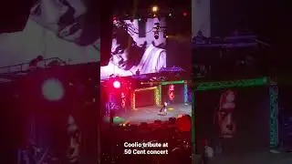 Coolio tribute at 50 Cent concert in Dubai | Coolio Gangsta's Paradise | RIP Coolio #shorts
