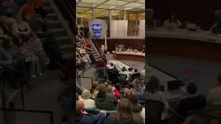 Santa Rosa City Schools public comment session chant