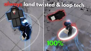 Как всегда легко выполнять приёмы Twisted & Loop Tech | Strongest Battlegrounds