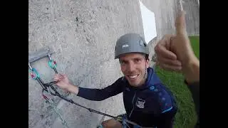 Klettern am Luzzone Staudamm. 165m, 5SL, 7-
