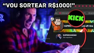 SUPER XAND&Atilde;O ANUNCIA V&Aacute;RIOS SORTEIOS e ENTRA para a KICKTV!