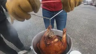 Deep frying a turkey? Crucial safety tips to know before dropping the turkey into the fryer