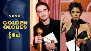 Timoth&eacute;e Chalamet, One Battle After Another & More Winners | Golden Globes 2026