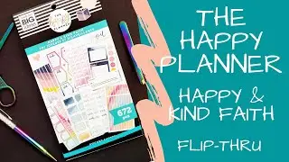 Happy & Kind Faith | Sticker Book Flip-Thru | Happy Planner 2020 Spring Release