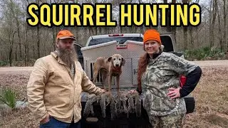 Squirrel Hunting With Dogs Gets WILD & A LOUISIANA Tree Rat, HOMEMADE Gumbo!!! (Catch*Clean*Cook)