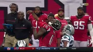 The time Julio Jones destroyed the Panthers in 2016 with 300 receiving yards and a touchdown 😤😤😤😤