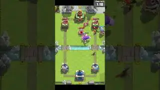 Hog Rider, Miner, Executioner vs Giant-GoblinDrill-Zappies. See comments for the full video