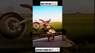 Autopilot mode on💯😱🔥#motorcycle #motosports #superbike #autopilot  #stunt #wheelie