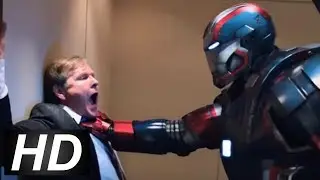 Iron Man 3 - Fake Mandarin Scene | Kidnapping The President Scene