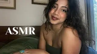 ASMR back massage and scratching with body pillow (no talking and low light) 🤍🖤