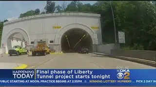 Final Phase Of Liberty Tunnel Project Begins Tonight