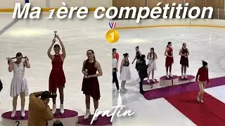 MA 1ÈRE COMPÉTITION DE PATINAGE !