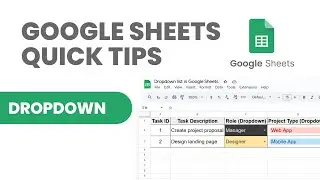 How to Create a Drop Down List in Google Sheets (Full Setup + Multi-Select)