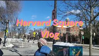 Harvard Square Vlog 😻