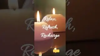 Relax, Refresh, Recharge #zen #relaxationmethods #selfcare #motivation #spa #candle #paradise #bliss