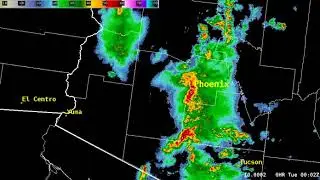 Radar Loop - Full Event - 9 July 2018