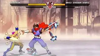 Marrow VS Strider Hiryu  | Marvel VS Capcom 2 Battle  Clash
