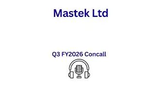 Mastek Ltd Q3 FY 2026 Earnings Conference Call