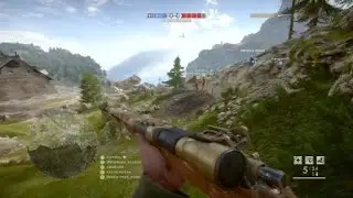 Battlefield 1 headshot pilot from the back
