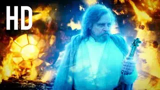 Luke as a Force Ghost' The Rise Of Skywalker Clip