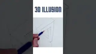 3D Triangle #shorts #respect #ytshorts #3ddrawing