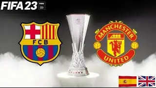 FIFA 23 - FC Barcelona vs Manchester United | UEFA Europa League | R32 1st Leg | PS5 | 4K