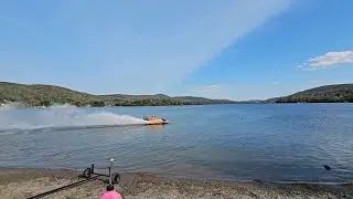 The Dart, lower unit footage from lac Baker, NB
