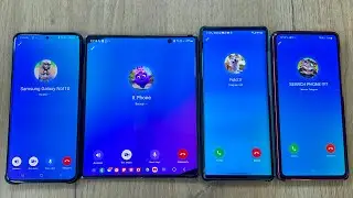 Telegram Calls Incoming Calling Samsung Galaxy Fold vs Samsung S20+ vs LG Wing vs Galaxy Note 10