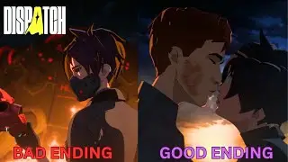 Invisigal: ALL ENDINGS!  BAD vs. GOOD Ending Full Scene Comparison (DISPATCH FINALE)