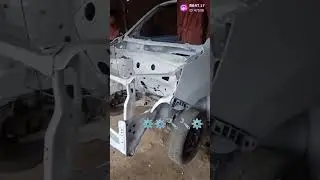 WagonR accident full repair##Indian rupee body denting painting