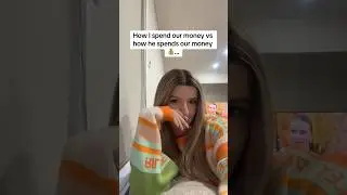 How I spend our money vs him😅 #couples #couplegoals #relationships #money