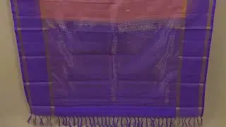 Baby Pink with Dark Lavender Borders Lightweight Kanjivaram Silk Saree SS7797