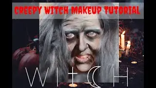 I PUT A SPELL ON YOU! *Creepy Witch Makeup Tutorial*