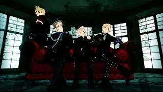 【APヘタリアMMD】ポーカーフェイス【丁・諾・芬・典】