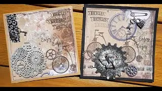FAIRE UNE CARTE STYLE  STEAMPUNK
