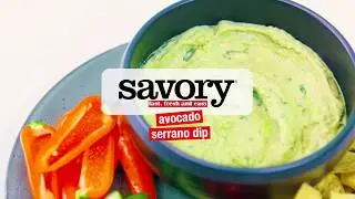 Avocado Serrano Dip - Savory