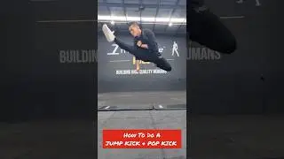 HOW TO DO A JUMP KICK & POP KICK 🔥Try these basic kicks and make your own combo! ✊