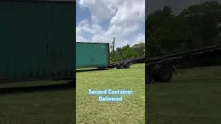 Second Container Delivered #petalpods, #tinyhouse, #flowerfarm