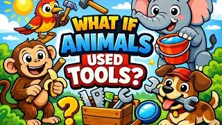 What If Animals Used Tools? 🛠️ Funny & Smart Animals| Smart Spark Kids