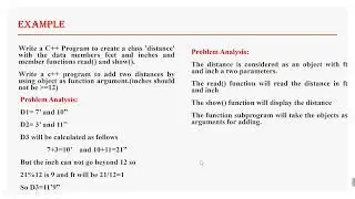 Adding the distance using object as a function parameter