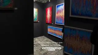 Открытие арт ярмарки Art3F Париж. The opening day of the Art3F art fair in Paris