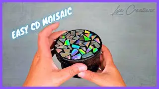 ❣ How to recycle old CDs, easy mosaic decoration idea, DIY jewelry box ❣