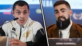 SCOTT QUIGG VS JONO CARROLL FULL FINAL PRESS CONFERNECE