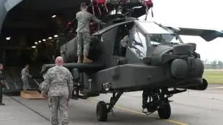 South Carolina National Guard tests new blade fold kit on Apache