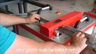 Eko Profil Makina - Flanş Profili Kesme Testeresi (Air Duct Flange Cutting Saw)