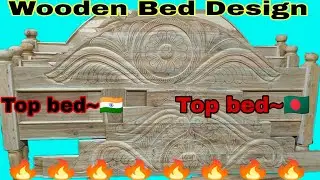 Изготовление деревянной кровати, дизайн Nuksa || Bed ka design || Дизайн деревянной кровати