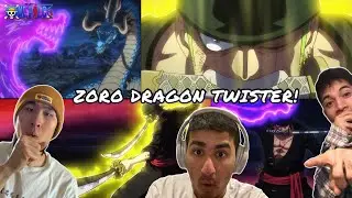 ZORO DRAGON TWISTER! | ONE PIECE EPISODE 1018 REACTION