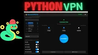 VPN GUI Design free python source code #python