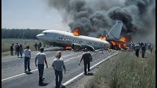15 minutes ago! Russian IL-96 plane carrying president and 5 ministers exploded in mid-air