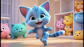 Plush Kittens Go Mew Mew Mew | English Nursery Rhyme | Kids Songs | Baby Music